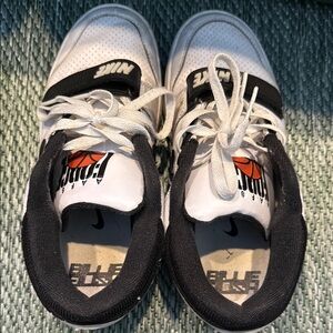 Nike White and Black Sneakers Classic Design